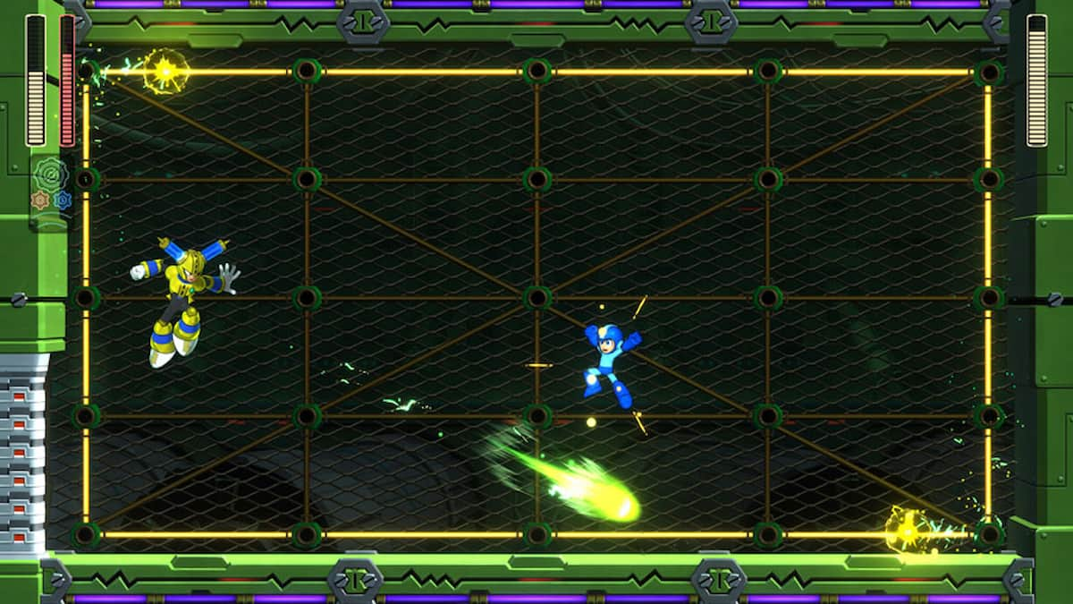 Megaman 11 Fuse Man boss fight