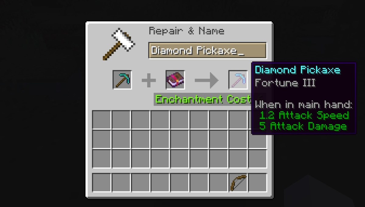 Minecraft Fortune Enchantment