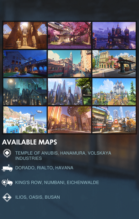 Overwatch Season 20 Map Pool