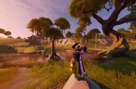  Where to Search the Hidden Gnome Found in Between Logjam Woodworks, a Wooden Shack, and a Buck in Fortnite: Battle Royale 