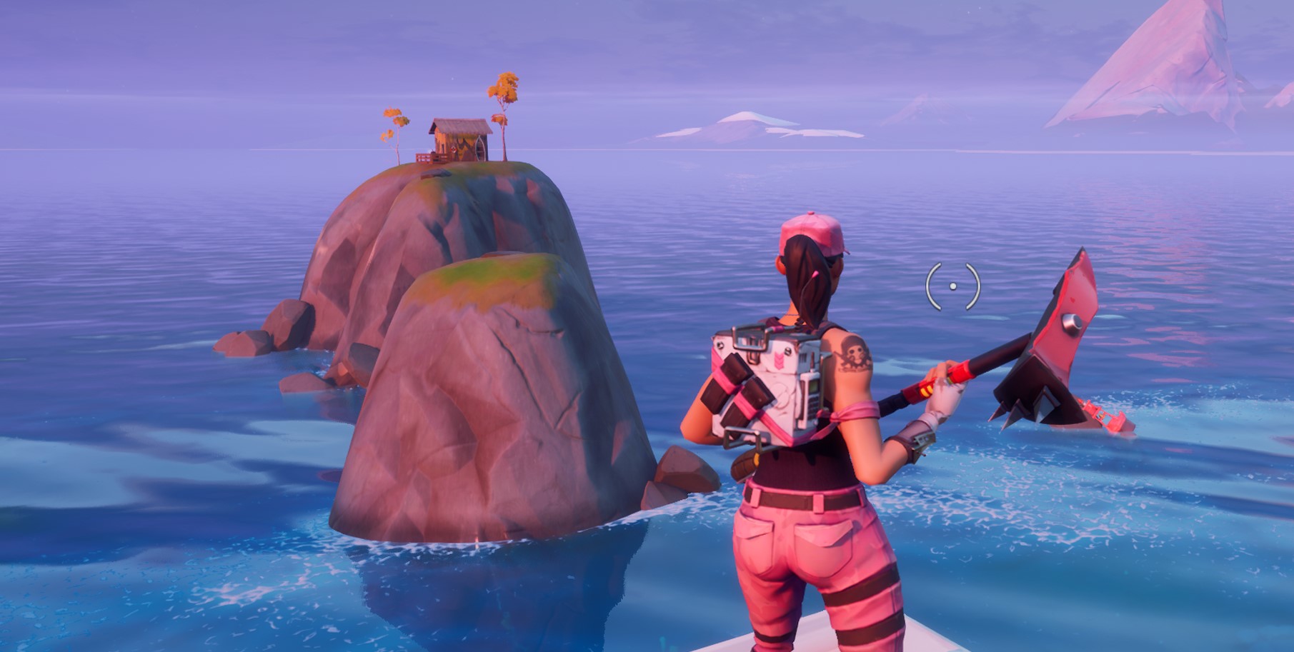  How to visit Coral Cove, Stack Shack, and Crash Site without swimming in a single match in Fortnite 