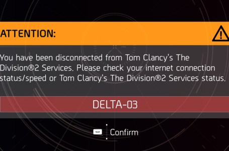  How to fix the Delta-03 error code in The Division 2 