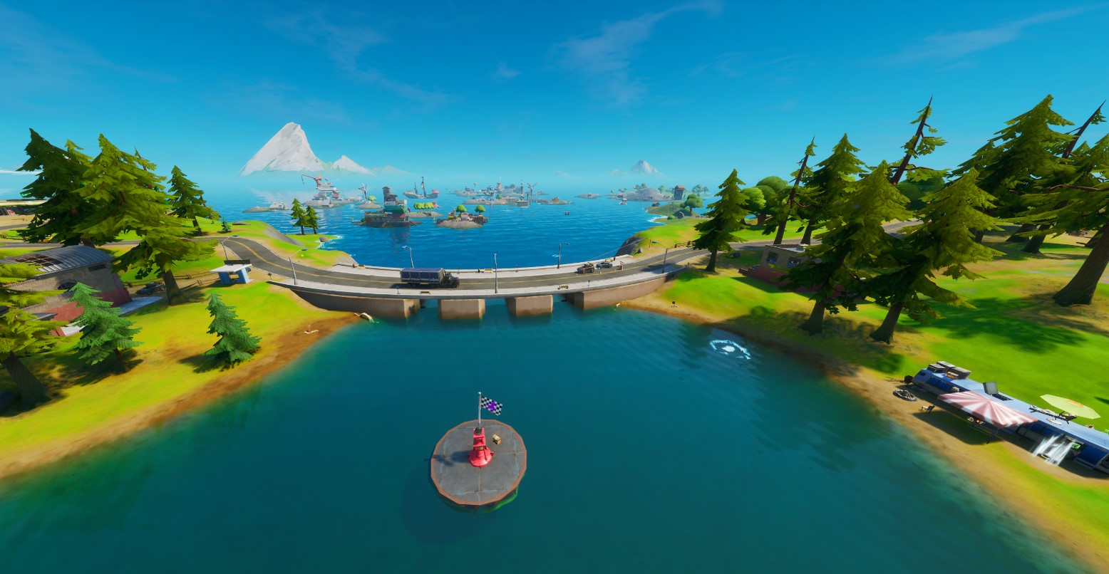  Where to damage a player within 10 seconds of landing from the Whirlpool at Hydro 16 in Fortnite Chapter 2 Season 3 