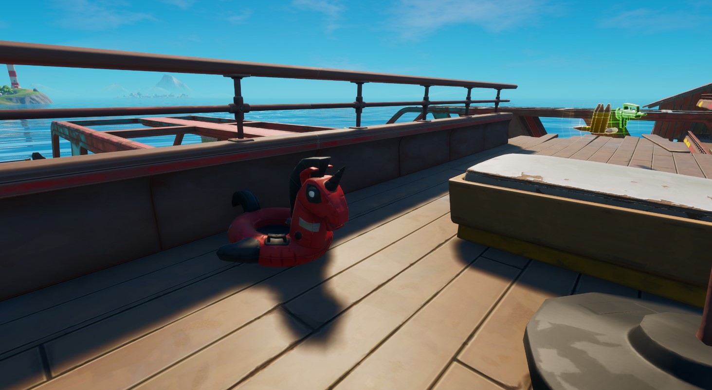  Where to find Deadpool floaties at The Yacht in Fortnite Chapter 2 Season 3 