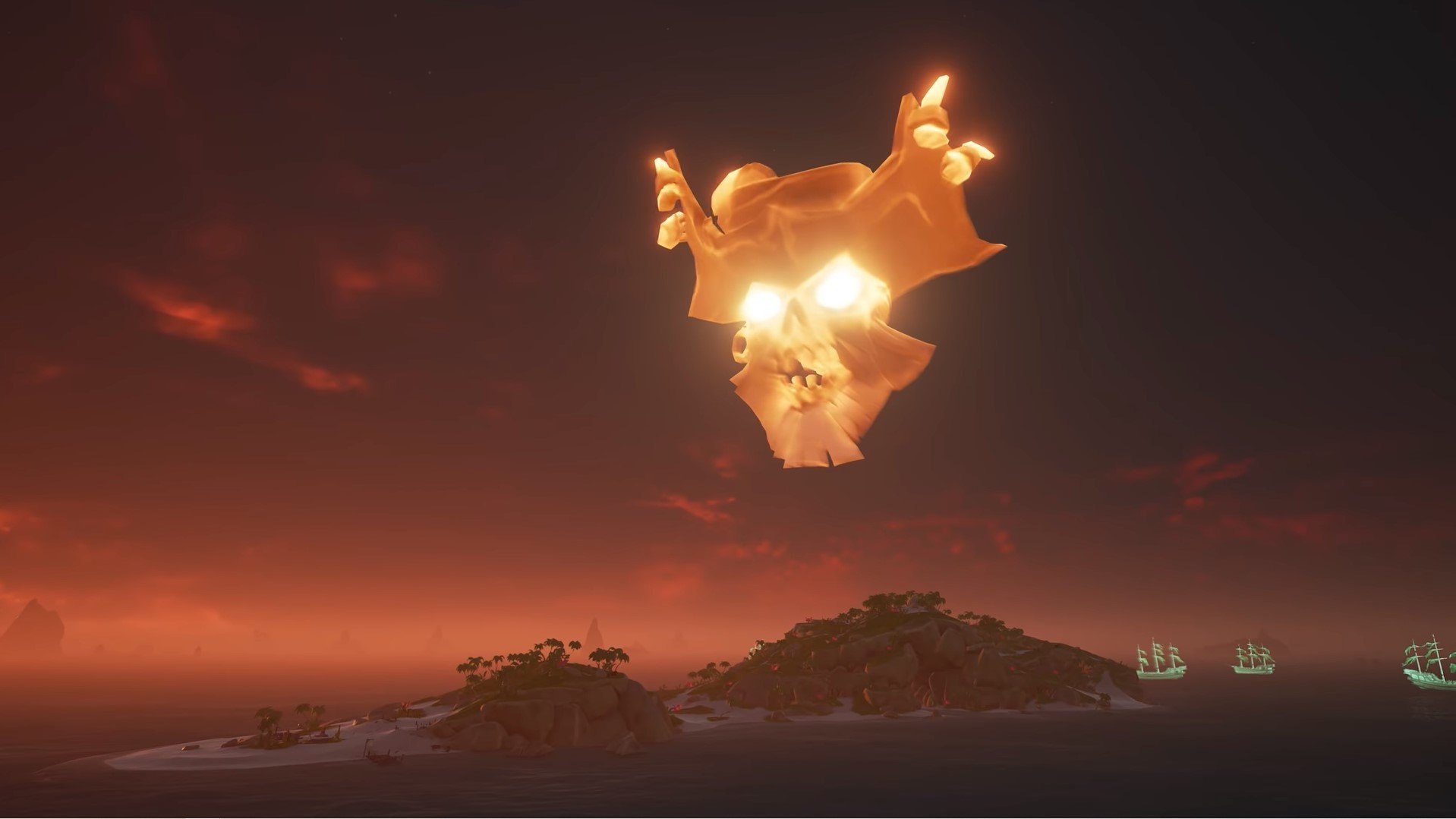  How to beat Captain Flameheart in Ghost Fleet world event in Sea of Thieves 