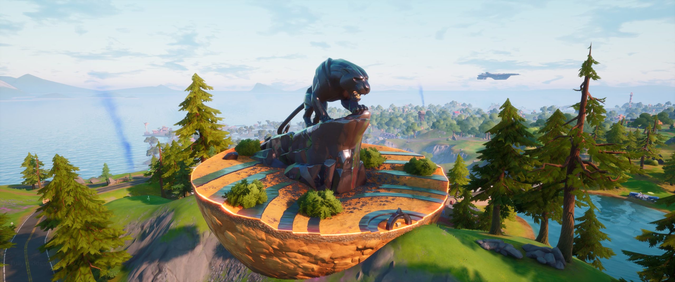  Where to find Panther’s Prowl in Fortnite – Black Panther landmark 