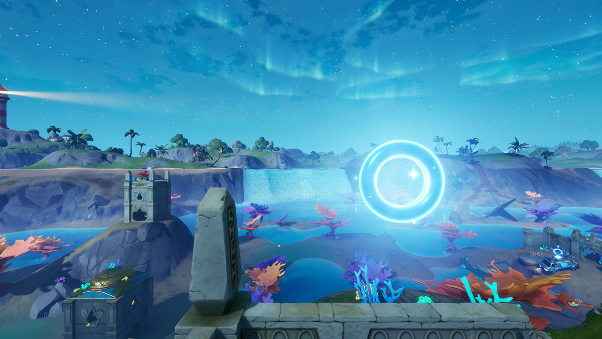  Where to collect Floating Rings at Coral Castle in Fortnite Chapter 2 Season 4 