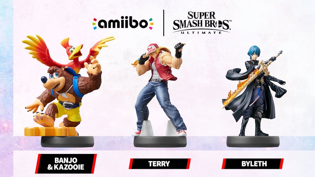  Nintendo tweets, then deletes, that Banjo-Kazooie, Terry, and Byleth amiibos are arriving fall 2021 