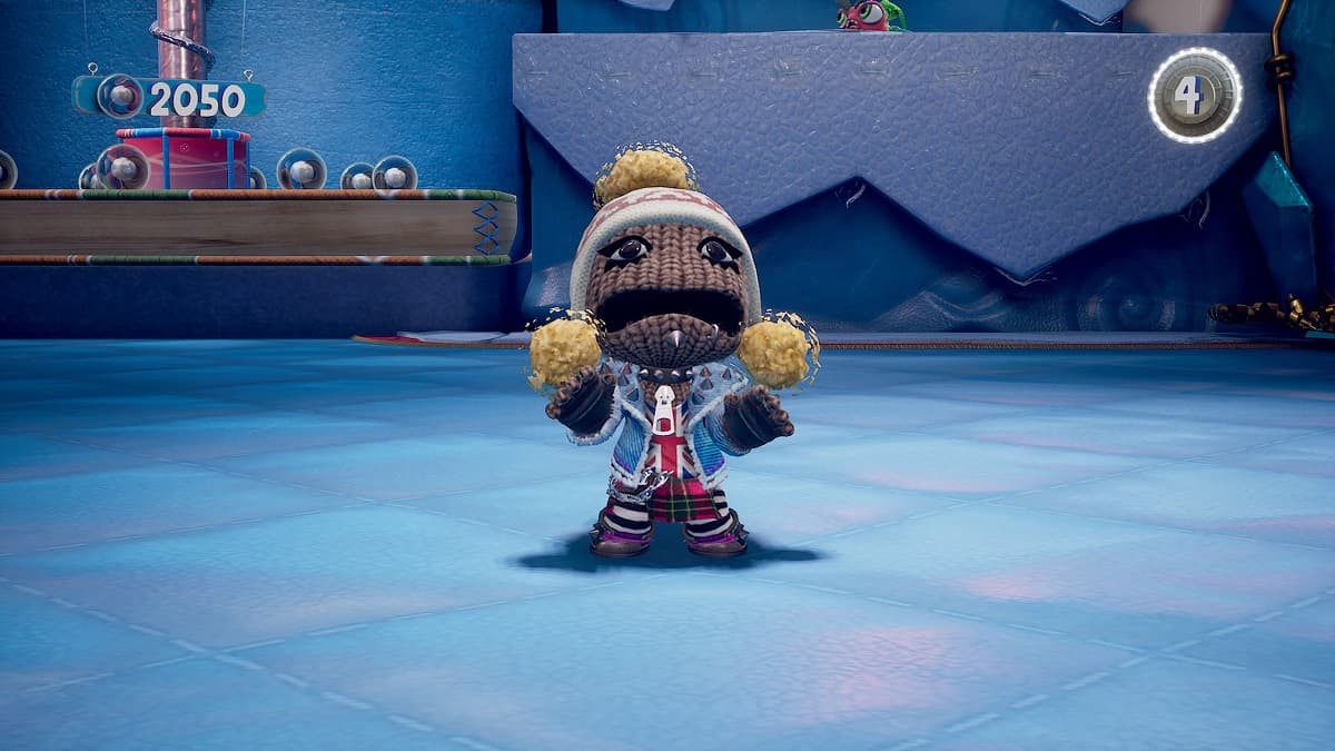 Sackboy scared emote