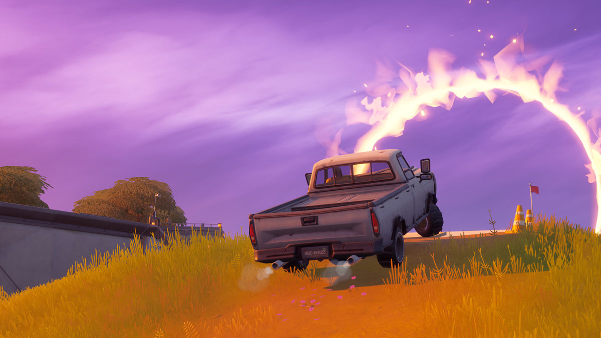  Where to drive through flaming rings in Fortnite Chapter 2 Season 5 Week 2 