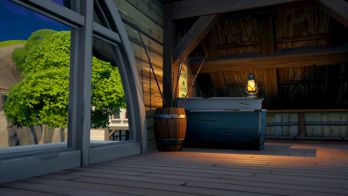  The best place to quickly destroy seven Fishing Rod Barrels in Fortnite 