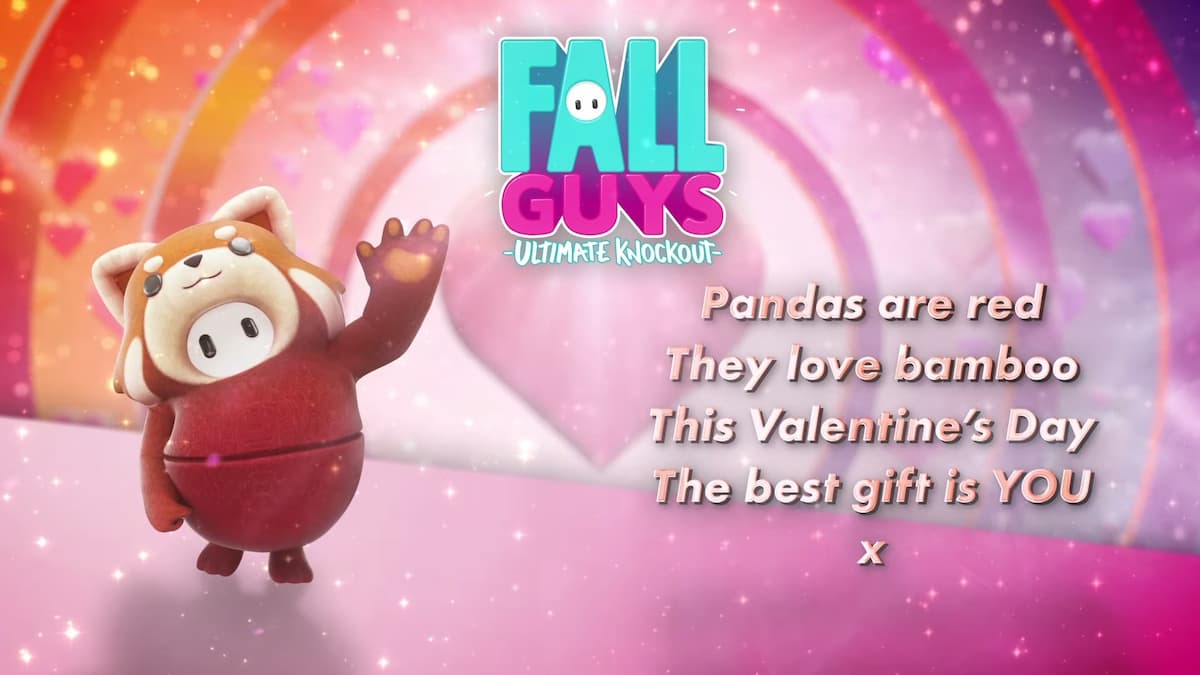  Fall Guys celebrates Valentine’s Day with a limited-time Red Panda costume 