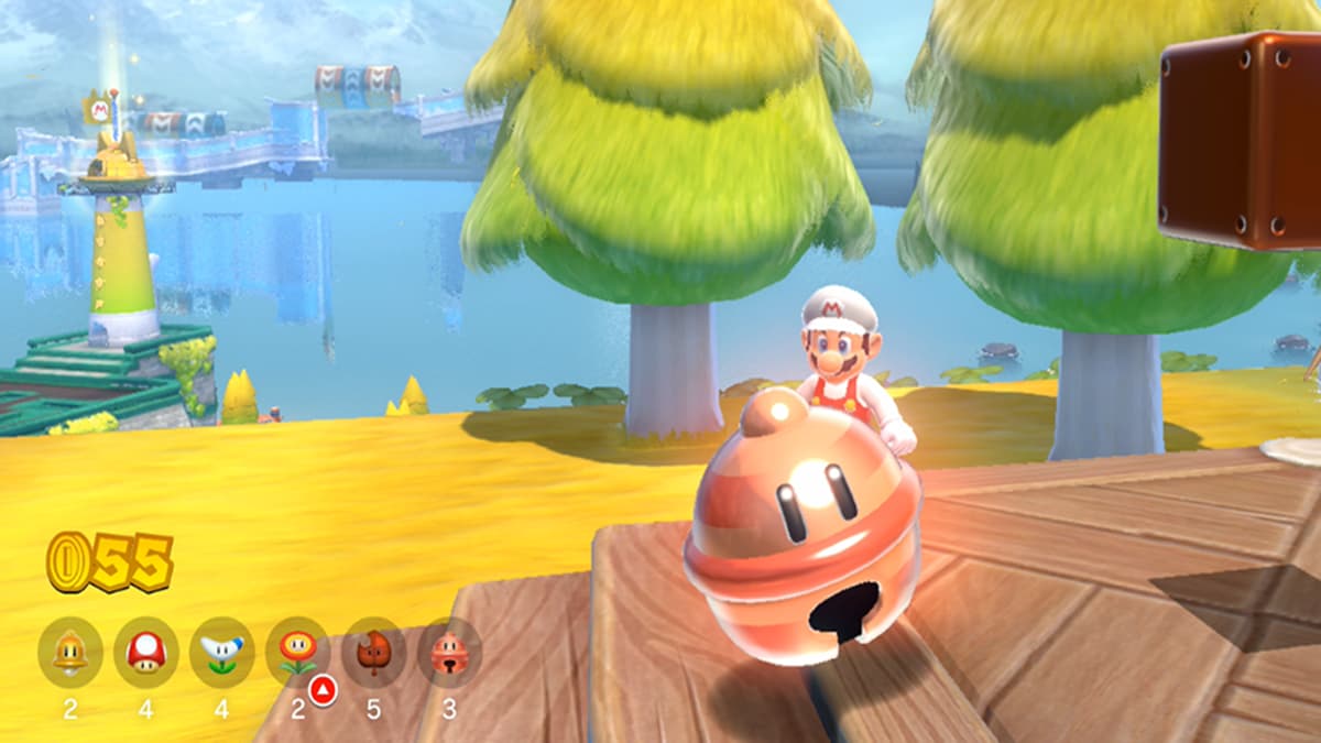  What is the pink Lucky Bell in Super Mario 3D World + Bowser’s Fury? 