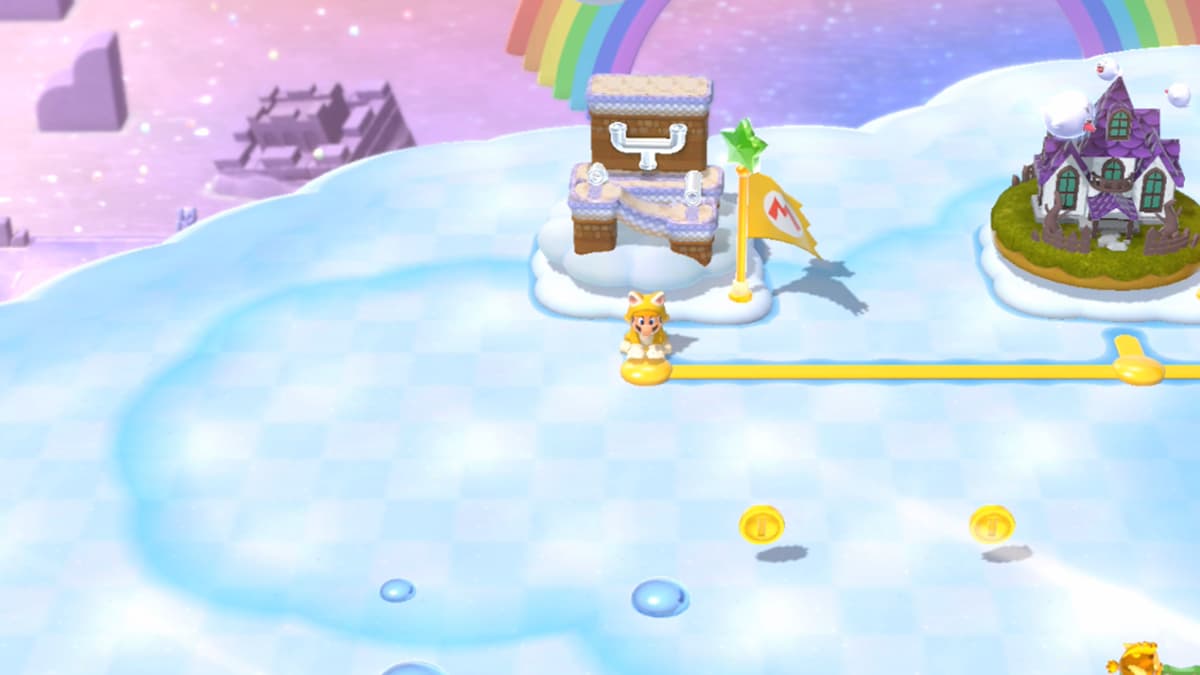  Where is the stamp in World 6-1, Clear Pipe Cruise in Super Mario 3D World + Bowser’s Fury? 