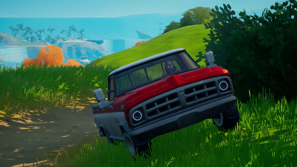  How to drive a vehicle from Sweaty Sands to Pleasant Park in Fortnite Chapter 2 Season 5 