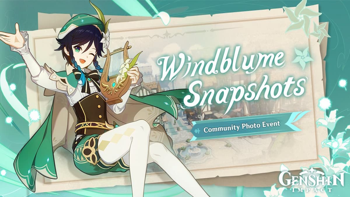 Genshin Impact Windblume Snapshot event