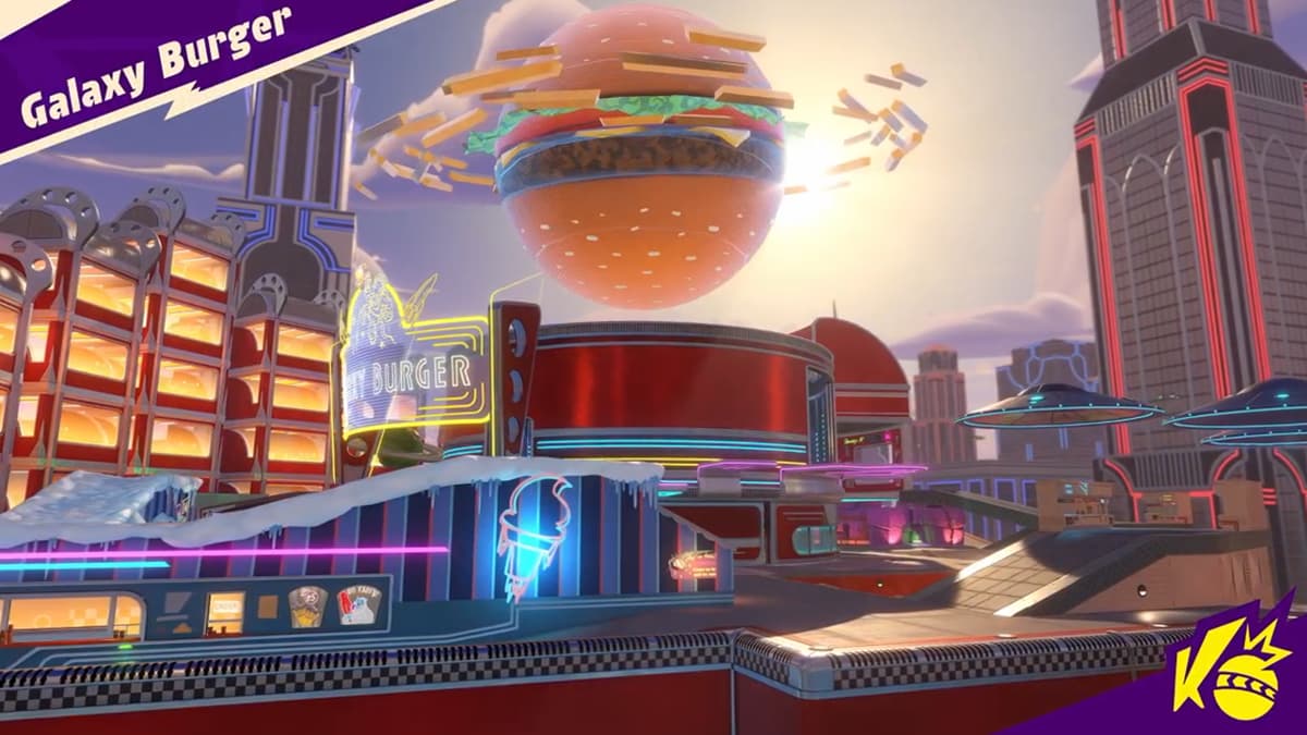  Knockout City: all Heatwave Ice Pop locations on Galaxy Burger 