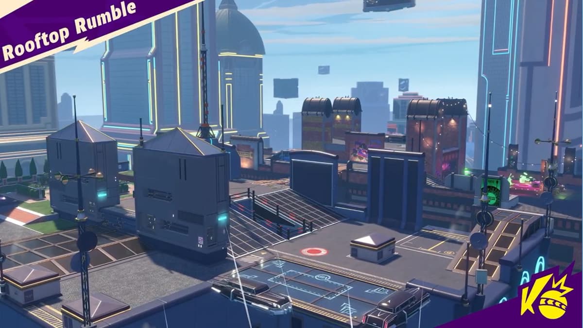  Knockout City: all Heatwave Ice Pop locations on Rooftop Rumble 