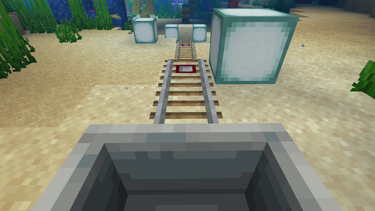  How to use a Minecart underwater in Minecraft 