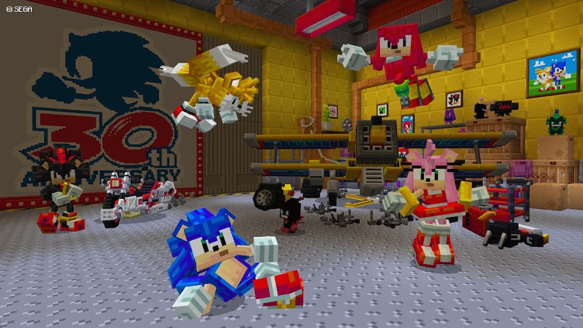  Minecraft and Sonic come together in new DLC 