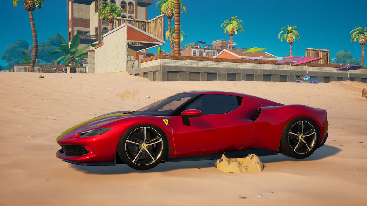  Where to find a Ferrari 296 GTB in Fortnite Chapter 2 Season 7 