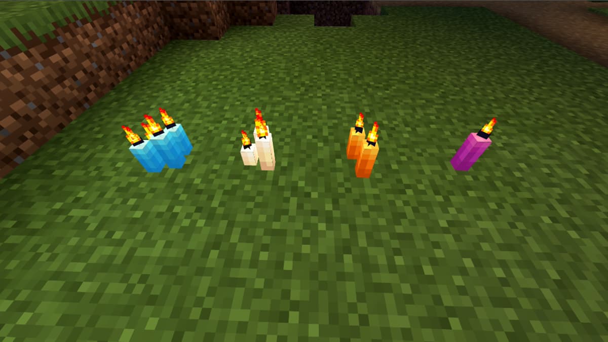  How to light candles in Minecraft 