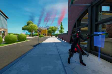  Where to place Ghostbuster signs in Holly Hedges, Dirty Docks, or Pleasant Park in Fortnite 