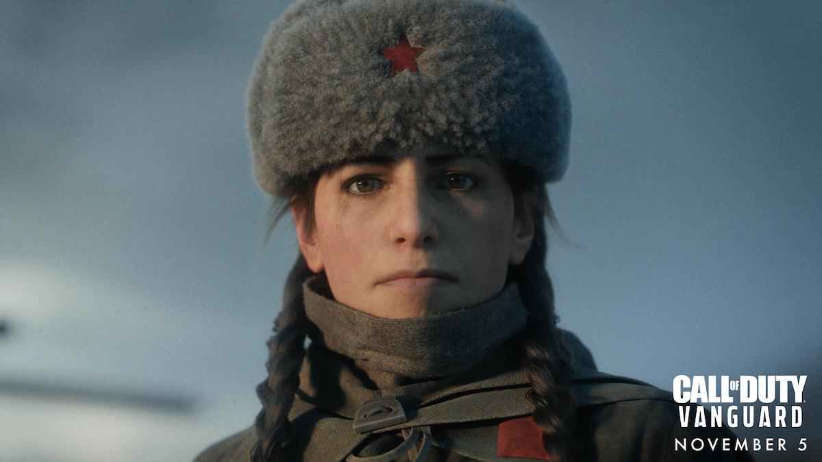 Press image of Polina Petrova in Call of Duty Vanguard