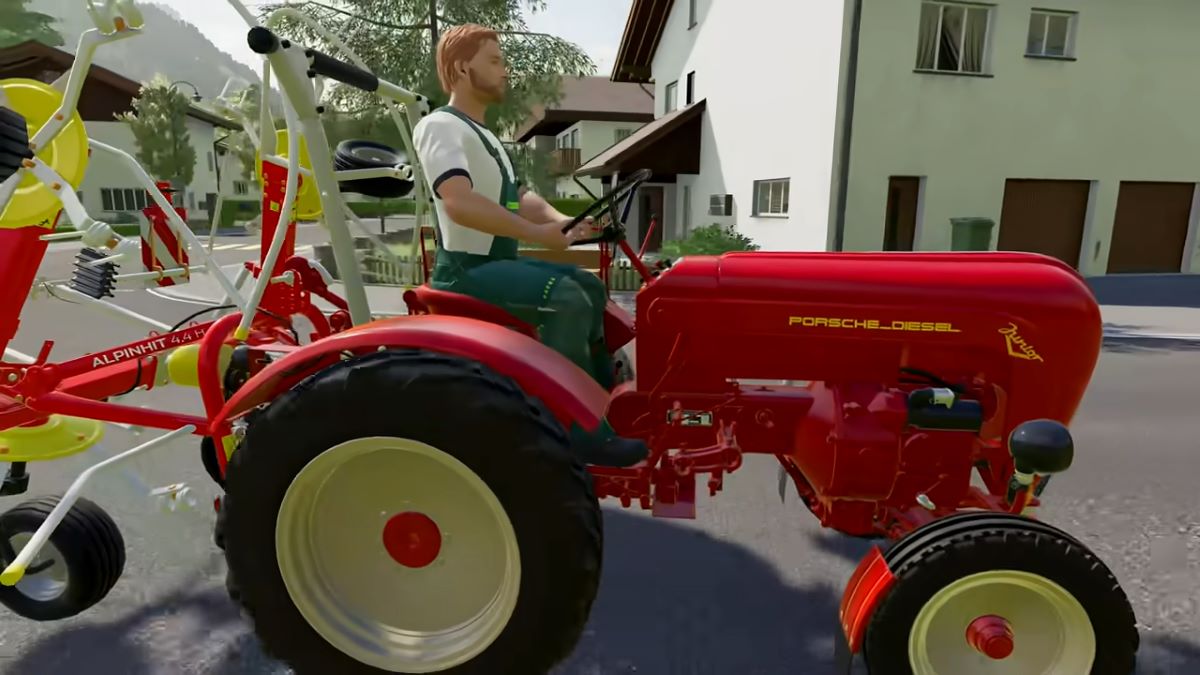 how to get the porsche diesel junior 108 in farming simulator 22