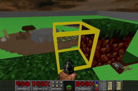  Doom gets Fortnite building in new Voxel Violence mod 