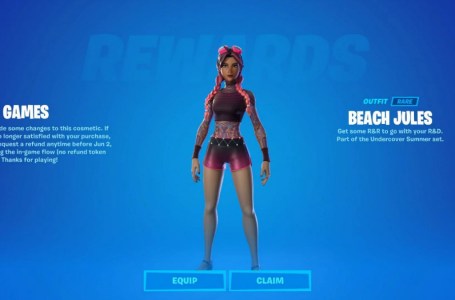  Why can you not claim the Beach Jules skin in Fortnite? Answered 