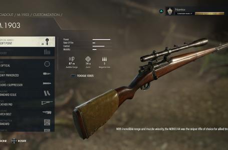  How to unlock weapon upgrades in Sniper Elite 5 