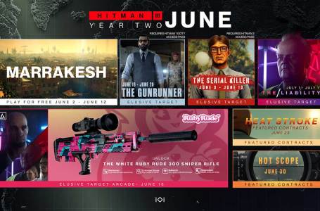  Hitman 3 Year Two June roadmap – A new sniper rifle, legacy Elusive Targets, and extra Elusive Target Arcade missions 