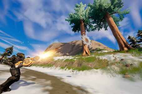  How to knock down Timber Pines with a Ripsaw Launcher in Fortnite Chapter 3 Season 3 