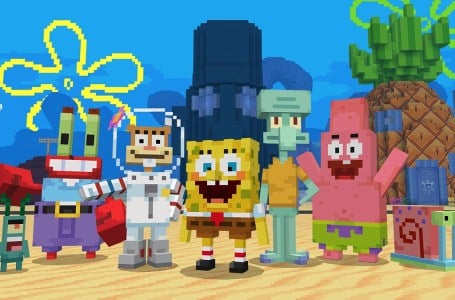  All characters available in the Minecraft Spongebob DLC 