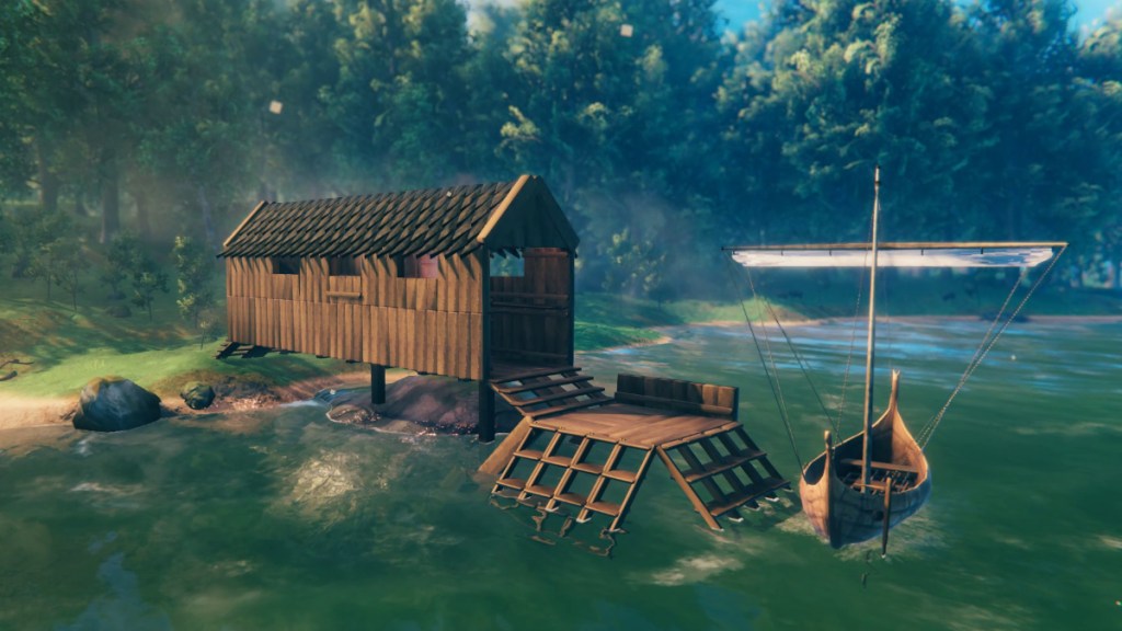 The Personal Pier in Valheim Exterior