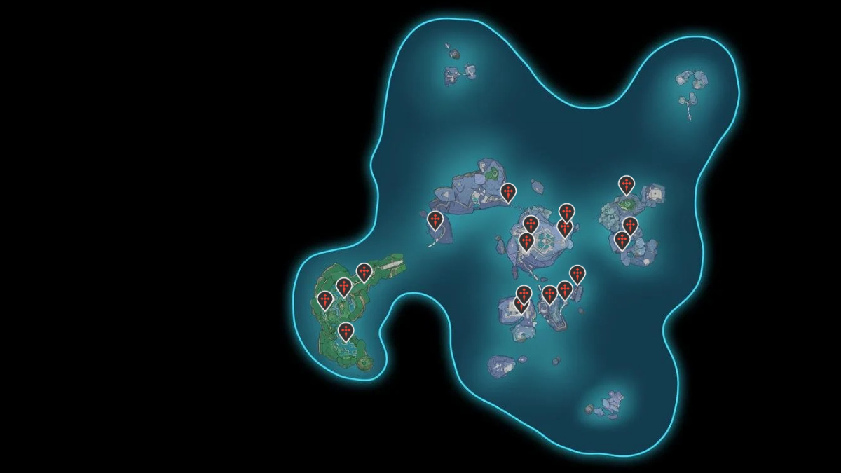 Genshin Impact Enkanomiya map