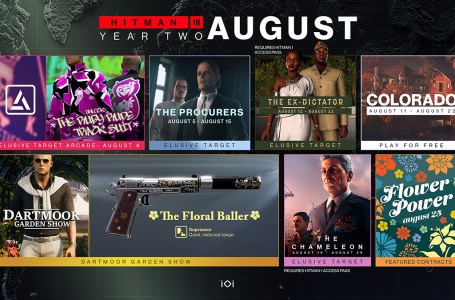  Hitman 3 Year Two August roadmap – The Floral Baller, Elusive Targets, and more 