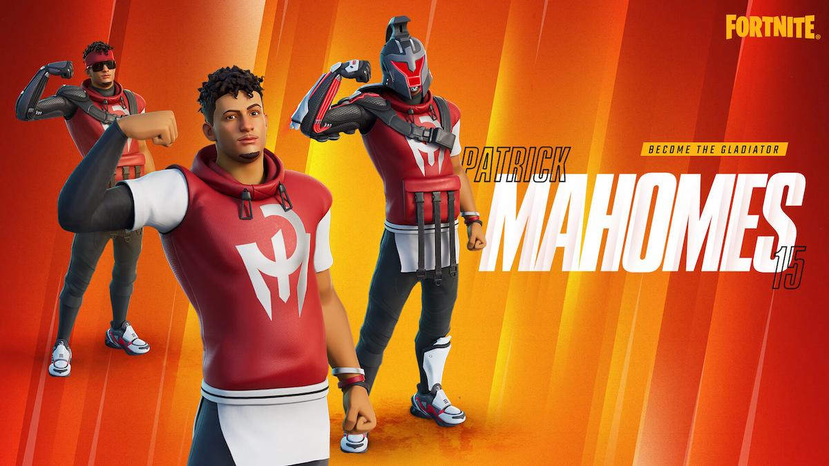 Patrick Mahomes in Fortnite