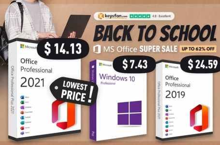  Keysfan’s Back to School Sale sees discounts on Office 2021 as low as $14.13 and Windows 10 Pro at $7.43 