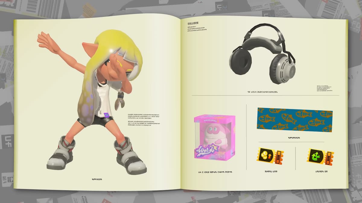 Splatoon 3 Drizzle Season 2022 Catalog