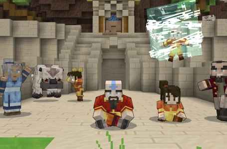  All playable character skins in the Minecraft Avatar DLC 