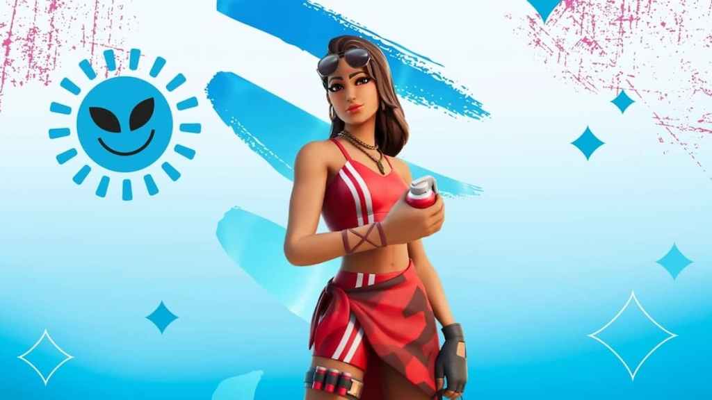 Beach Ruby skin in Fortnite