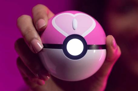  Pokémon’s Poké Ball replica merch line has added the pretty-in-pink Love Ball to the lineup 