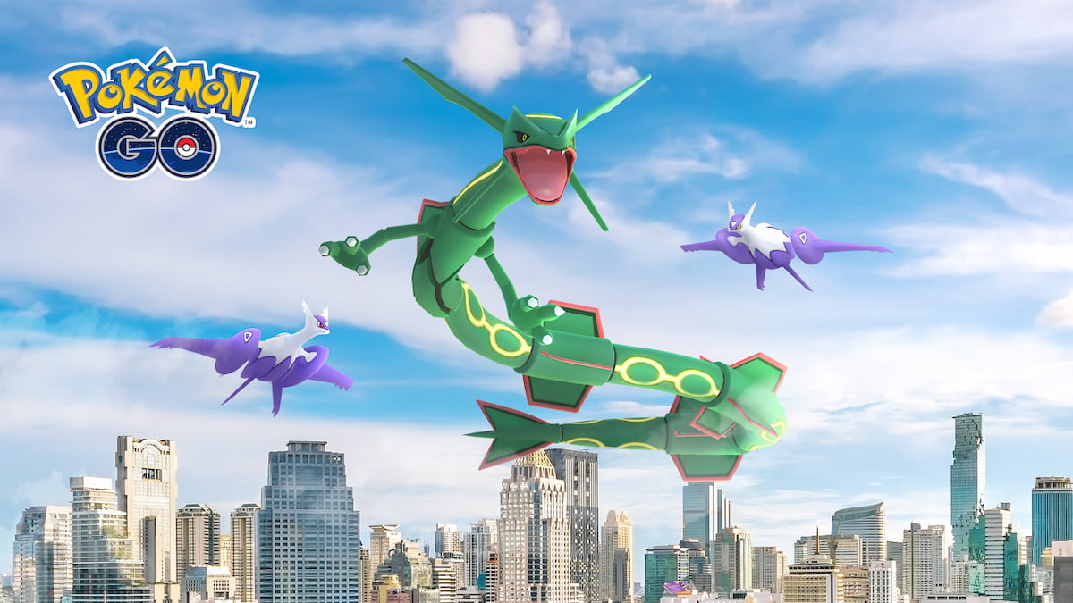 Where to find Rayquaza in Pokemon Go