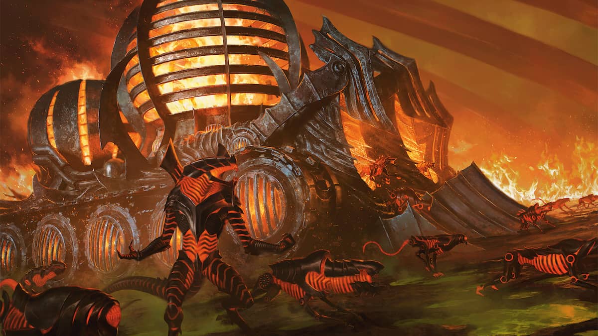 Full are of the Urabrask's Forge card in Magic: The Gathering