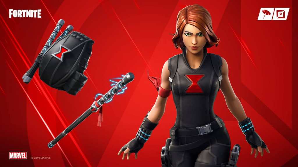 Black Widow skin in Fortnite