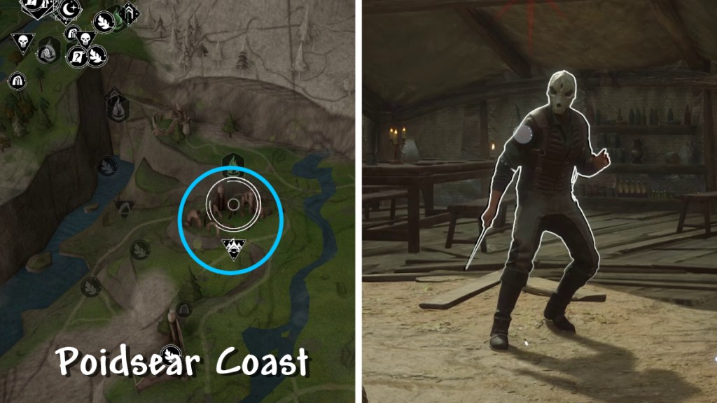 Poacher Executioner Map Location for Finishing Touches Achievement Trophy in Hogwarts Legacy