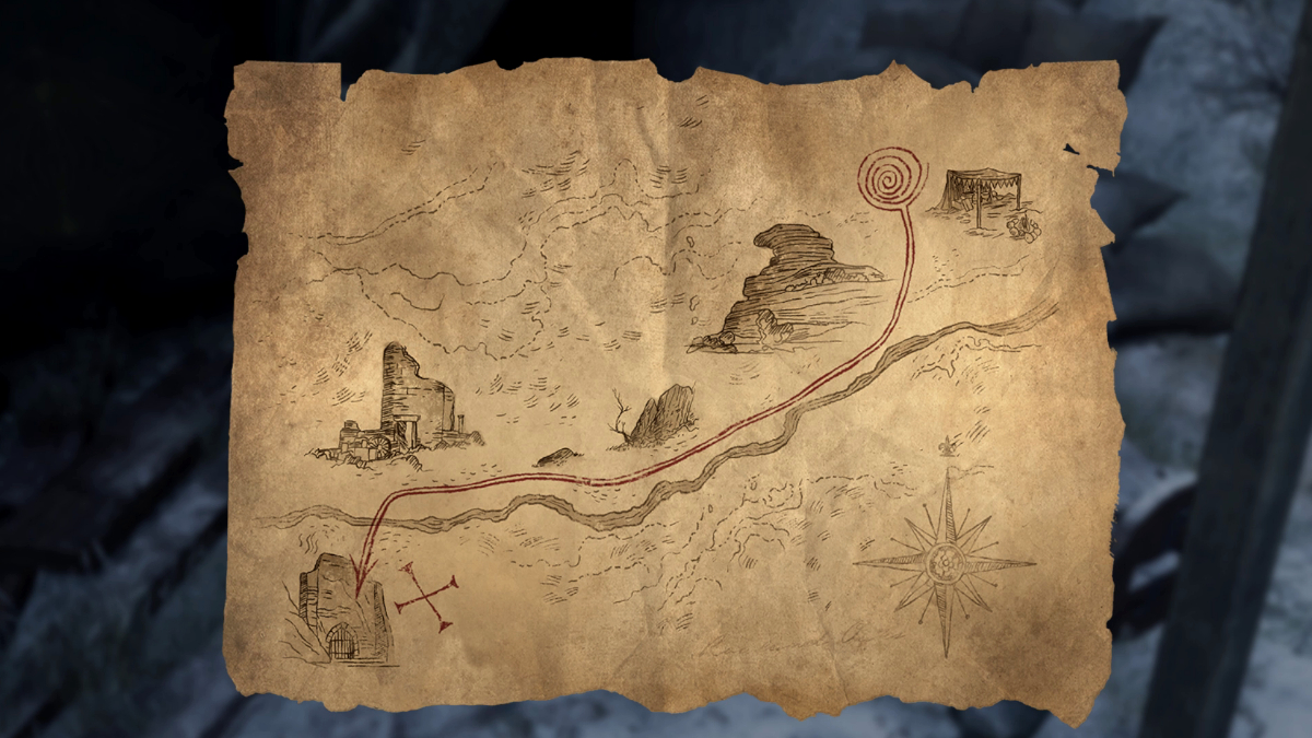 Rowland Map Drawing in Hogwarts Legacy