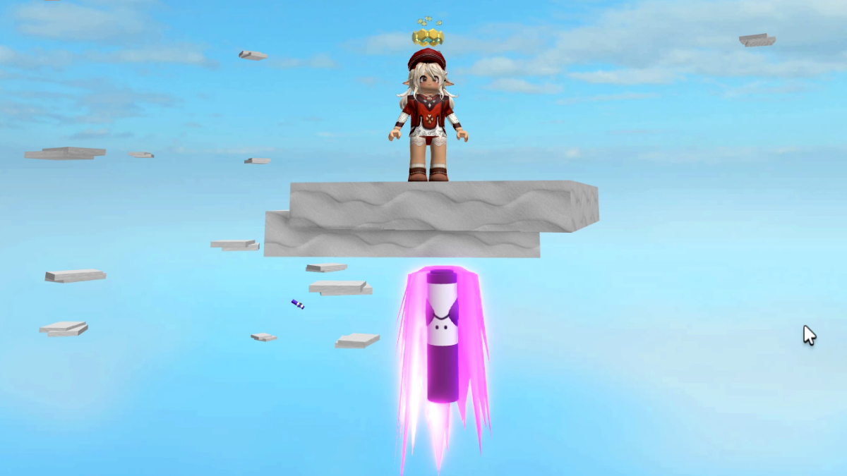 Standing Above the Malding Marker in Roblox Find the Markers